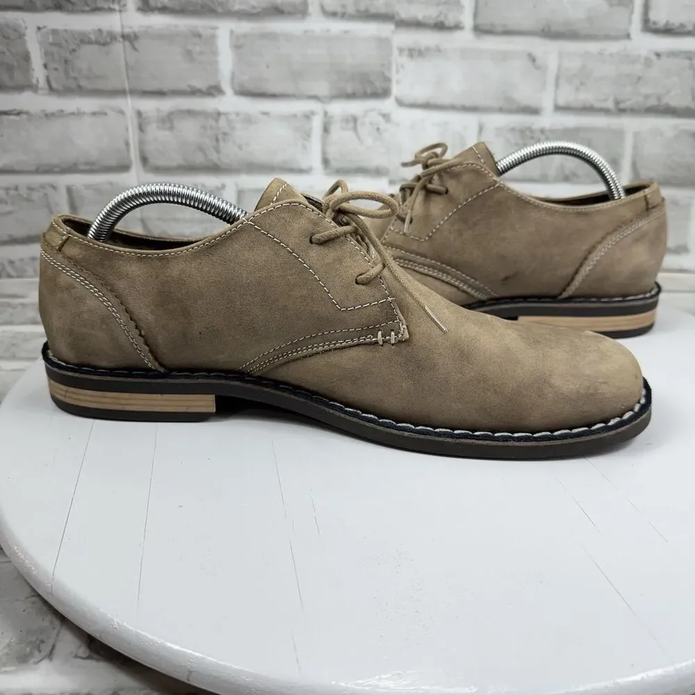 Original Penguin Waylon Men's Size 10 Brown Suede Lace Up Casual Shoes